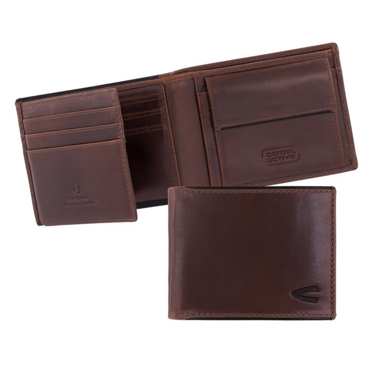 CAMEL ACTIVE CRUISE jeans wallet brown